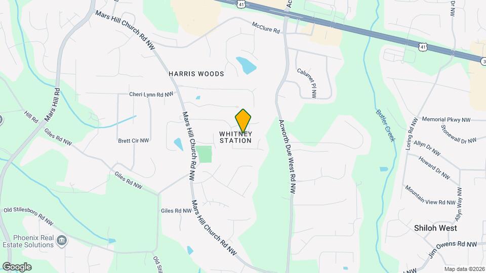 2997 Chessie Ct NW Map and Location Details