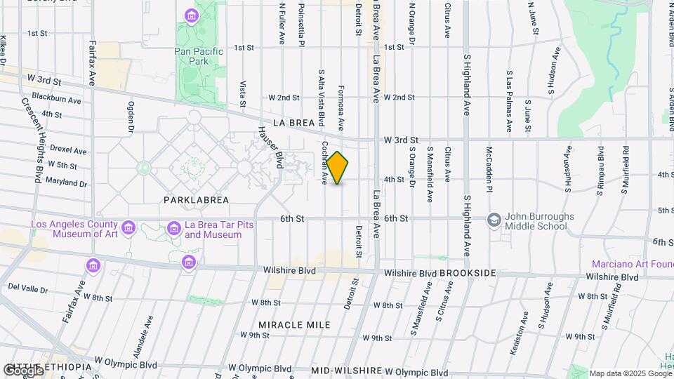 415 S Cloverdale Ave Map and Location Details