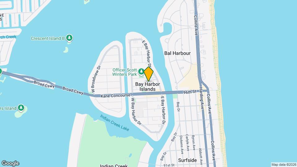 9745 E Bay Harbor Dr Mapa y Detalles de la Ubicación