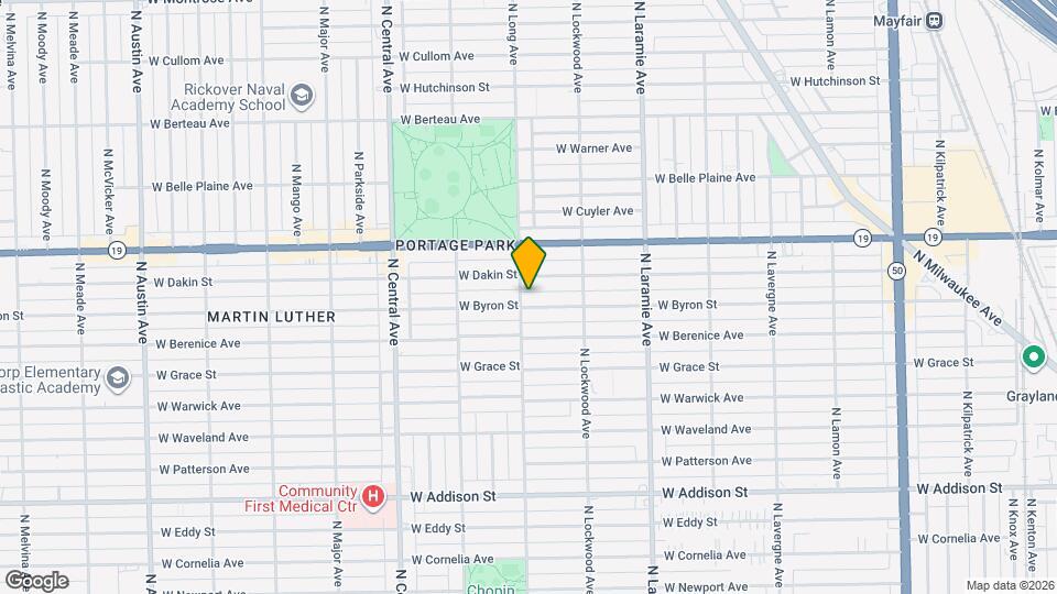 5354 W Byron St Map and Location Details