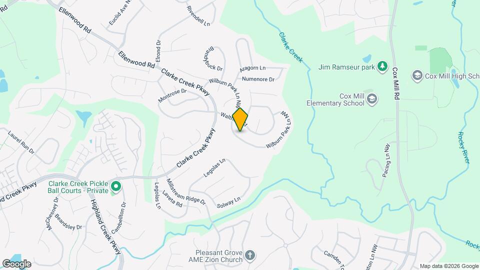 1737 Wilburn Park Ln NW Map and Location Details