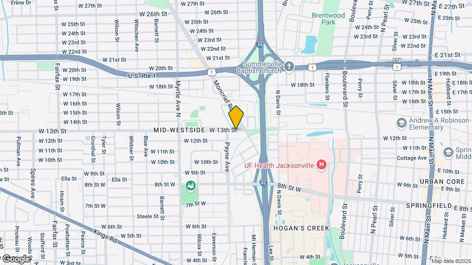 1066 W 13th St Map and Location Details