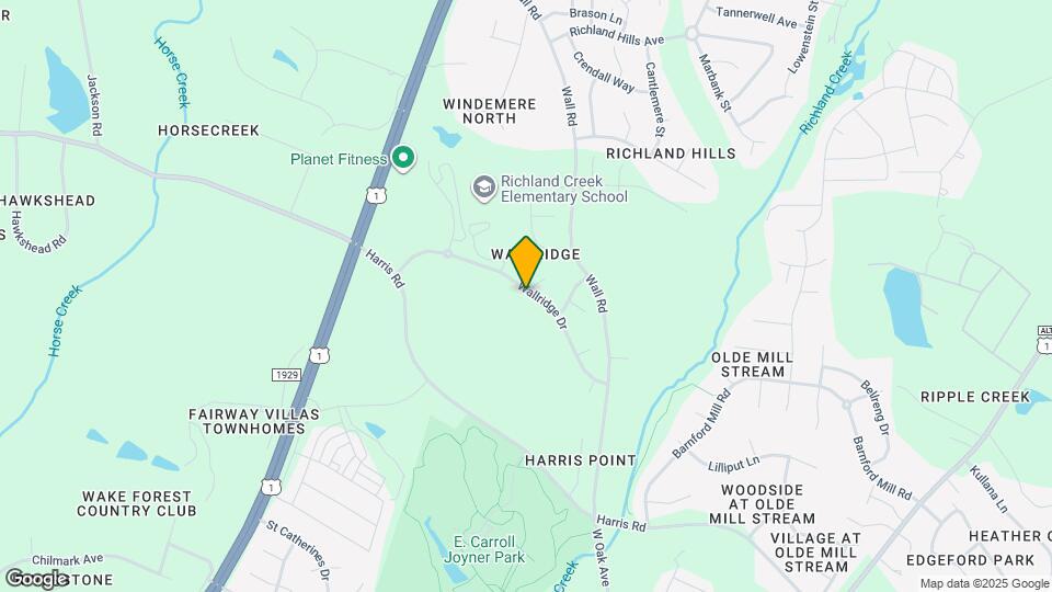 821 Wallridge Dr Map and Location Details