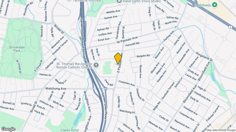 636 E Passaic Ave Map and Location Details
