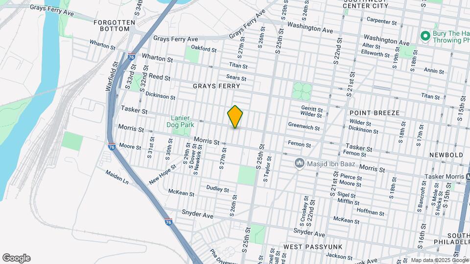 1615 S Taney St Map and Location Details