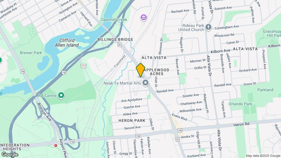 1177 Bélanger Ave Map and Location Details