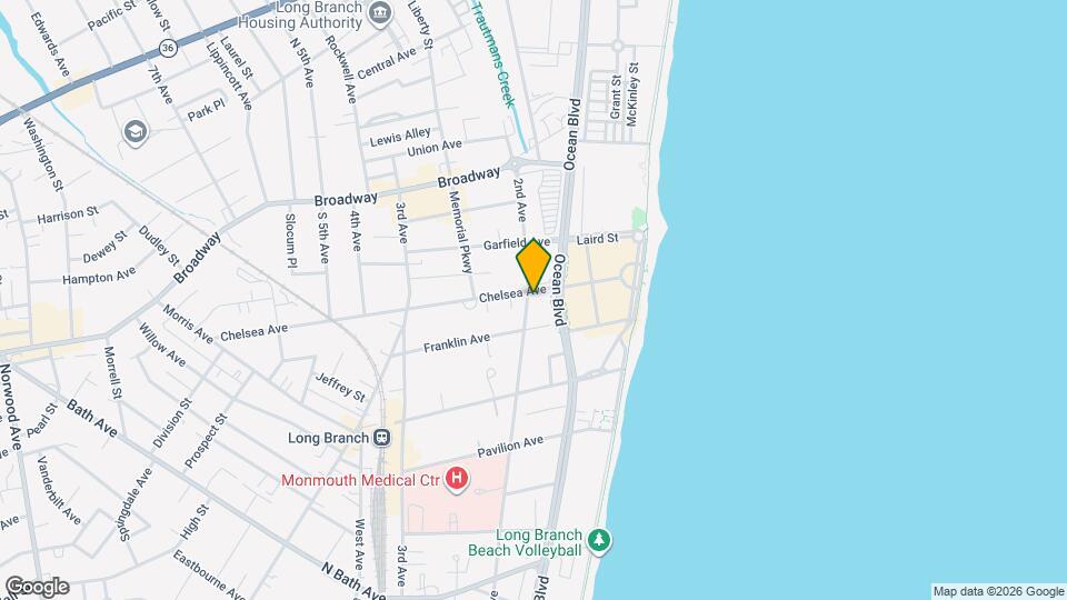 92 Chelsea Ave, Unit Second Floor Map and Location Details