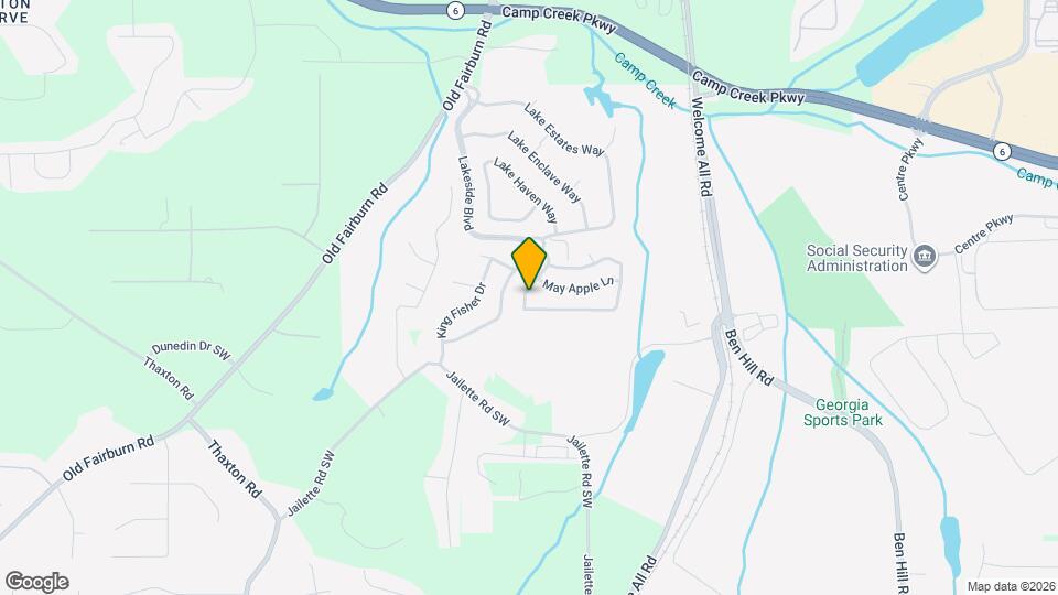 3913 Lake Manor Way Map and Location Details