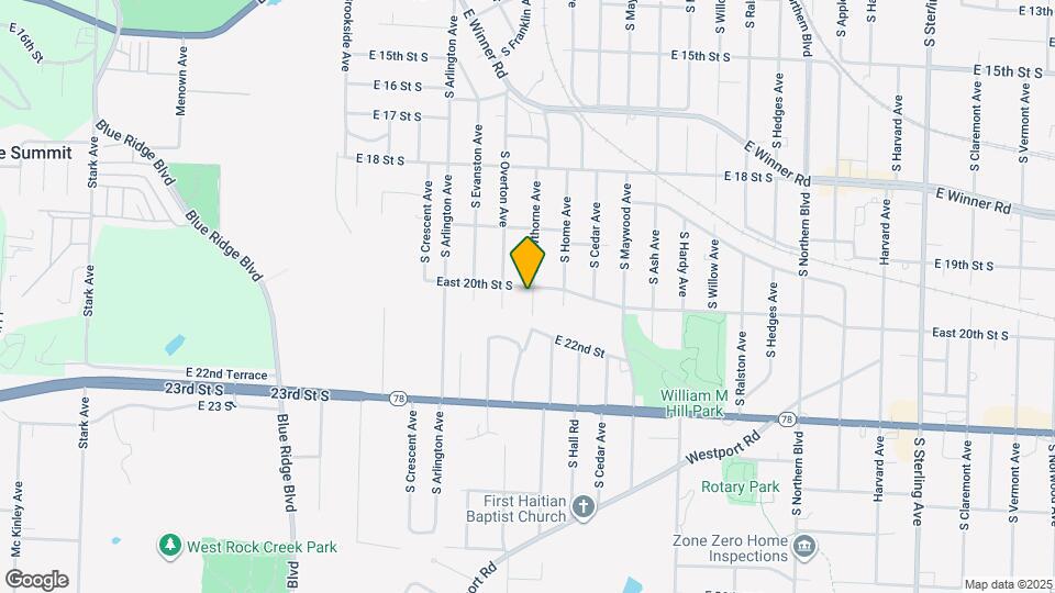 2006 S Hawthorne Ave Map and Location Details