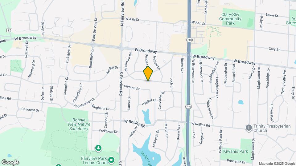 2508 Braemore Rd Map and Location Details