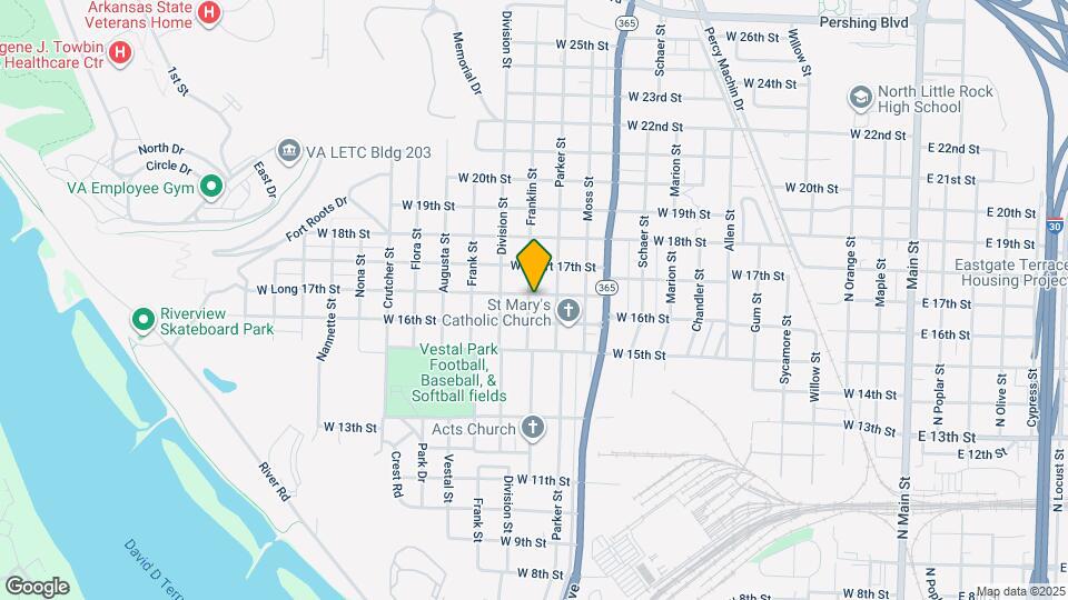 1324 W Long 17th St Map and Location Details