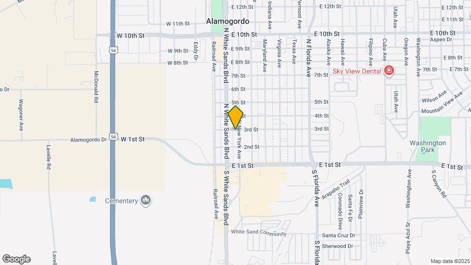 225 N New York Ave Map and Location Details