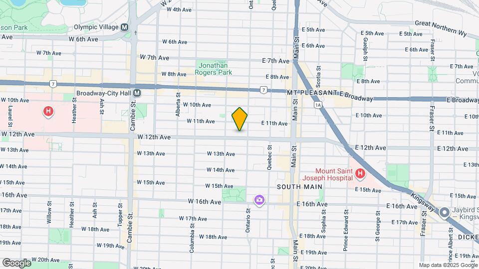 25 12th Ave Map and Location Details