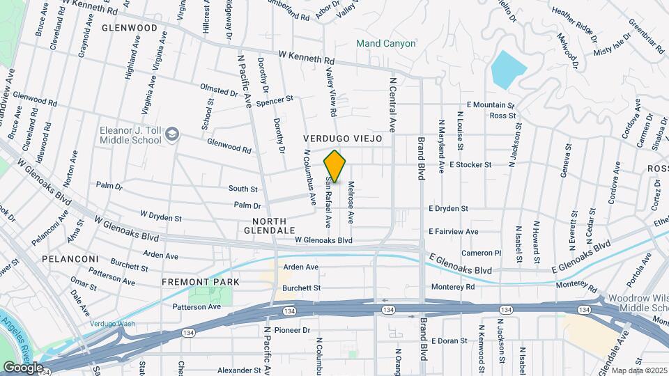 1124 San Rafael Ave Map and Location Details
