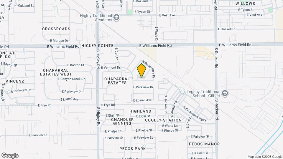 3494 E Hampton Ln Map and Location Details