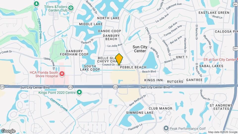 1556 Council Dr Map and Location Details