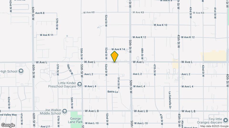 5122 W Ave L-10 Map and Location Details