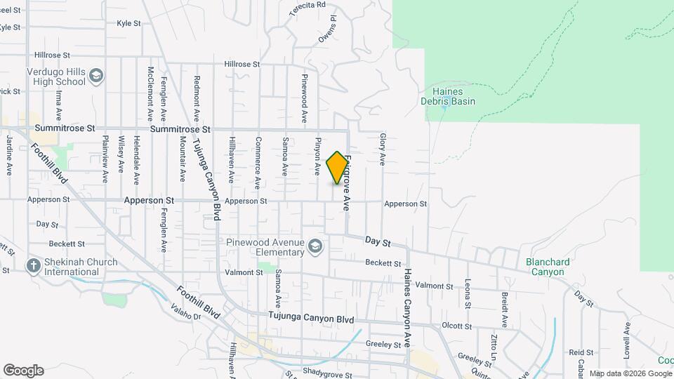 10318 Silverton Ave Map and Location Details