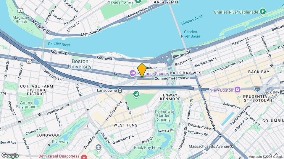 534 Commonwealth Avenue, Unit 5A Map and Location Details