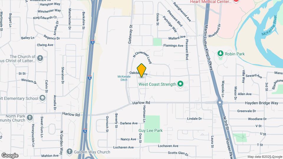 Cloverdale Apartments Map and Location Details