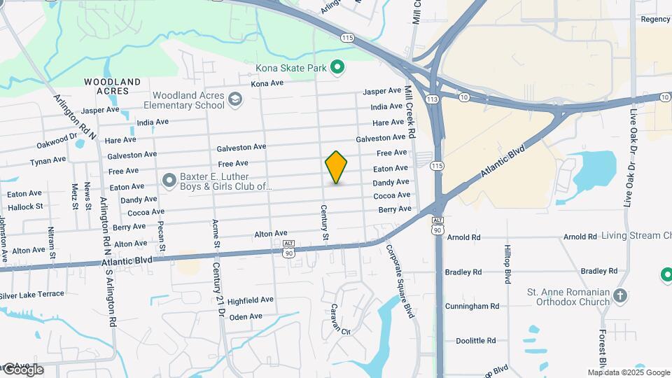 8734 Dandy Ave Map and Location Details