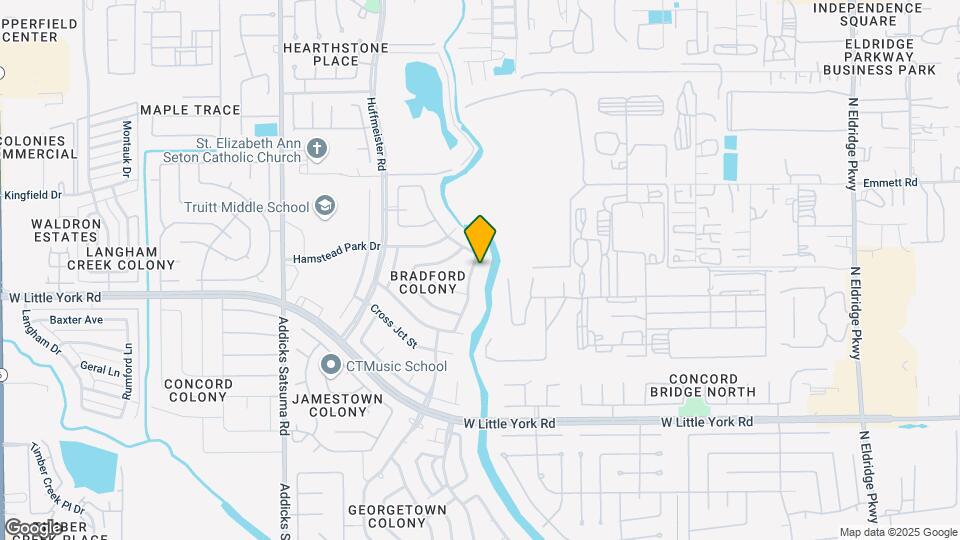 6420 Horsepen Bayou Dr Map and Location Details