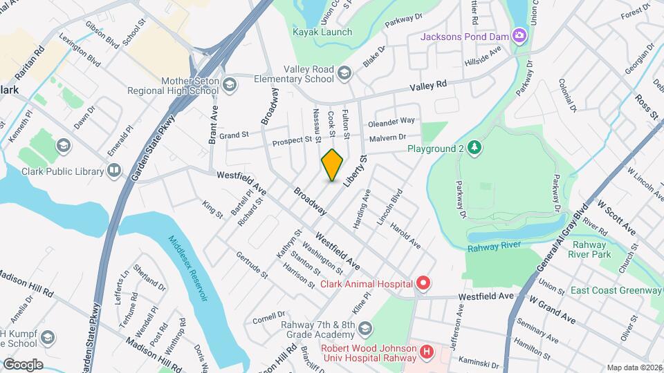 61 Fulton St Map and Location Details