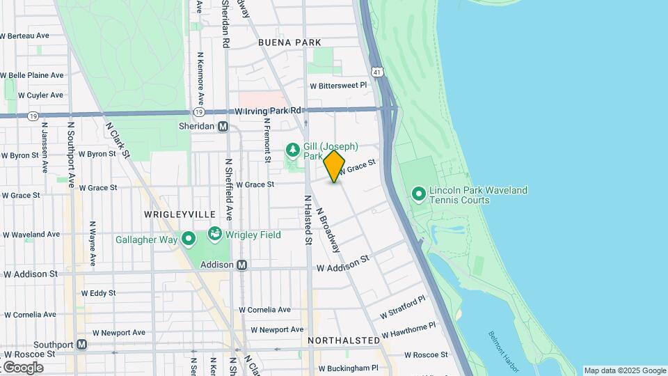 3748 N Pine Grove Ave, Unit M00B Mapa y Detalles de la Ubicación
