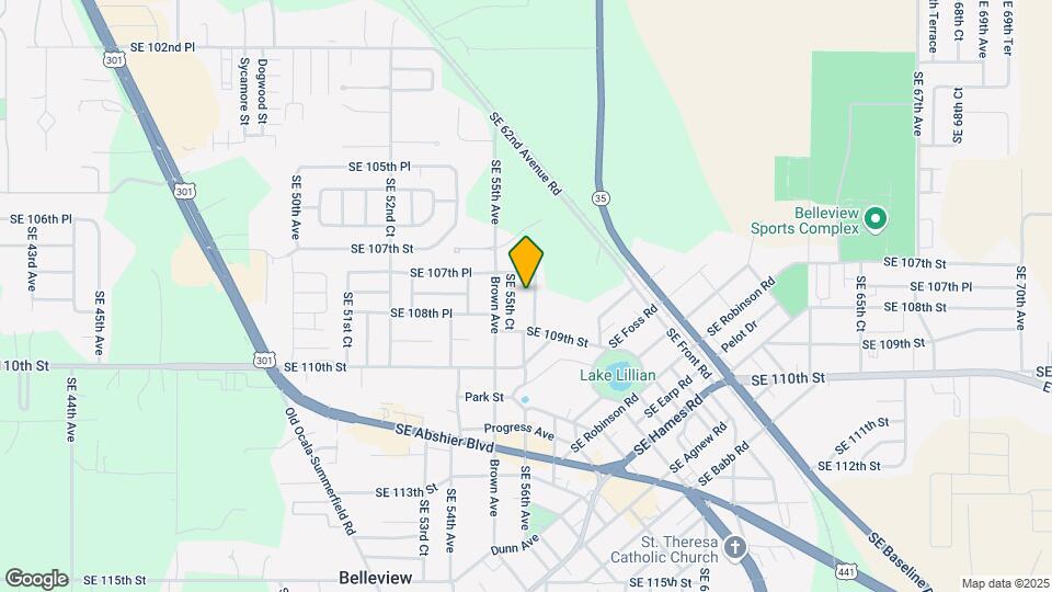12965 SE 53rd Ave Map and Location Details