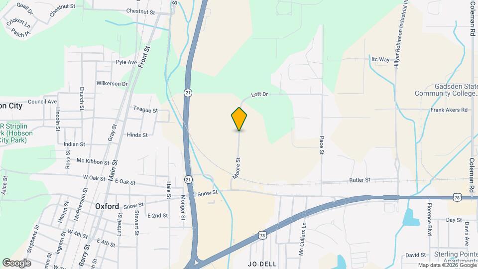 205 Moore St Map and Location Details