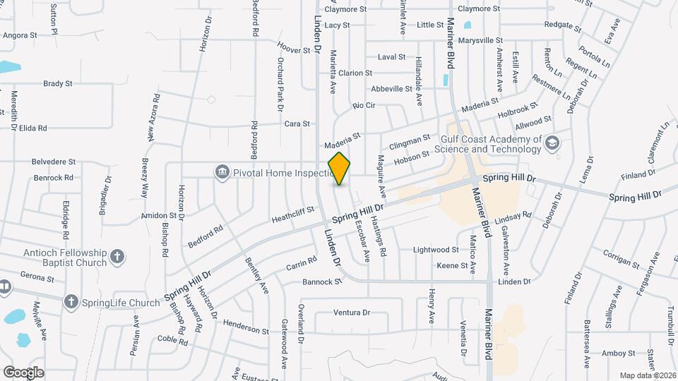 2040 De Carlo Ave Mapa y Detalles de la Ubicación