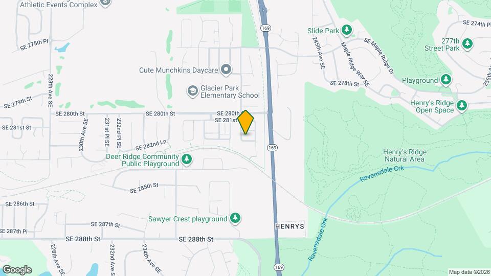 24016 SE 282nd St Map and Location Details