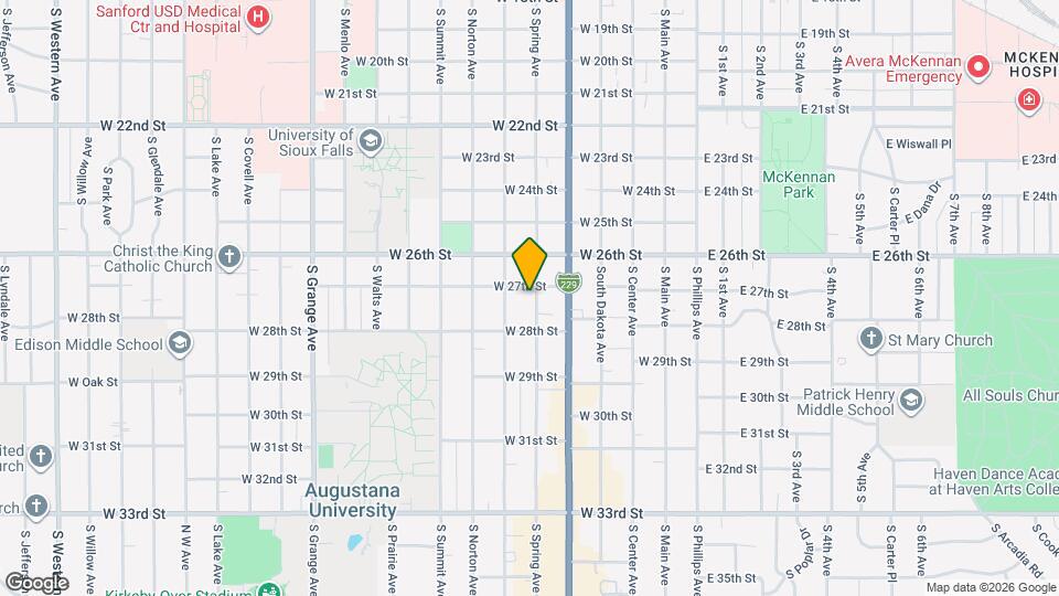 1909 S Spring Ave Map and Location Details