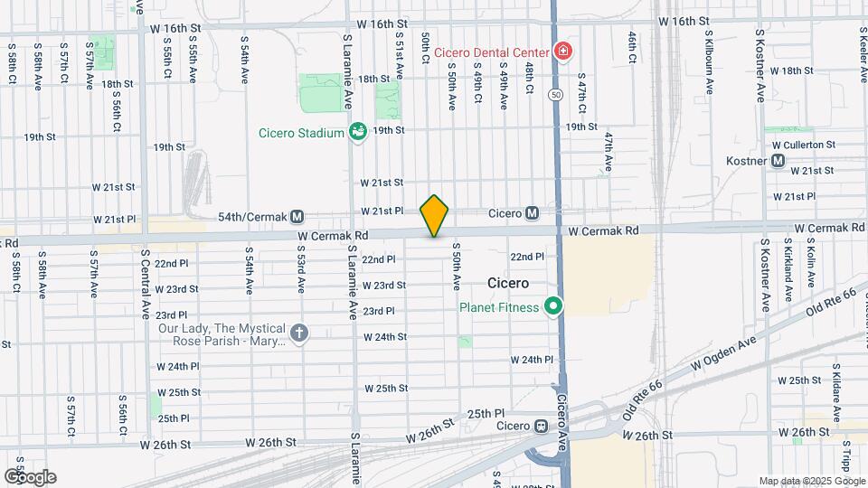 5017 W Cermak Rd-Unit -11 Map and Location Details