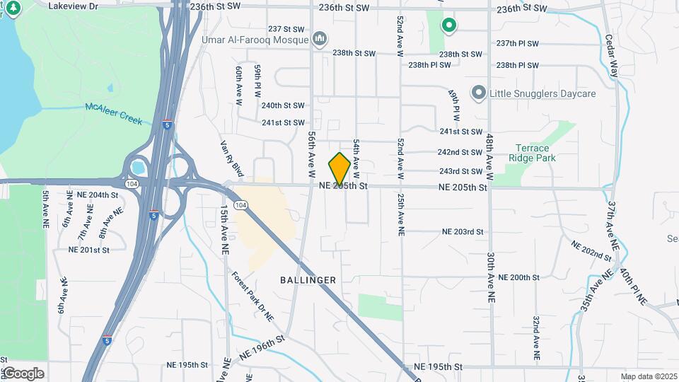 20345 21st Ave NE Map and Location Details