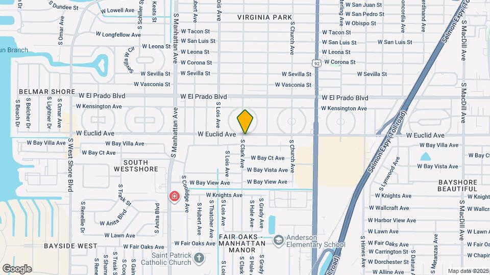 4020 W Euclid Ave Map and Location Details