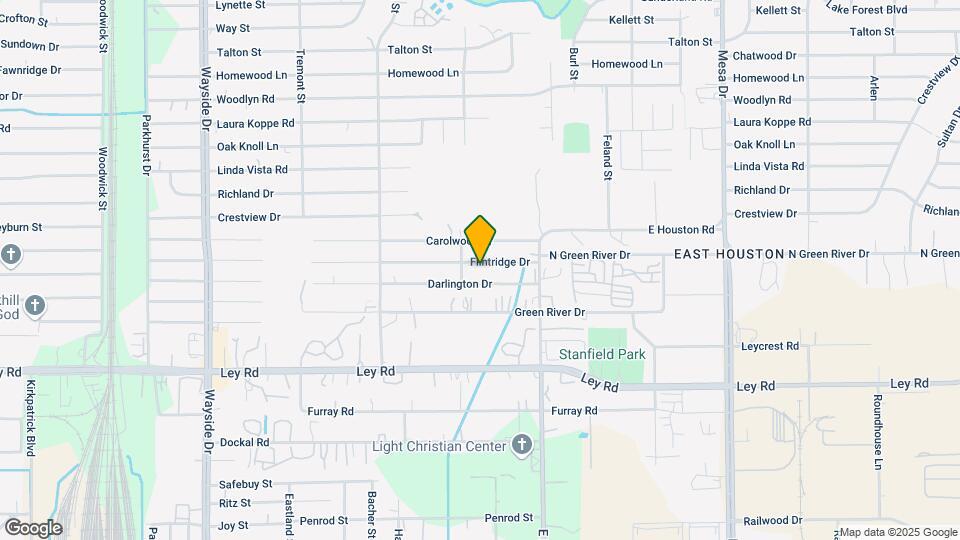 8414 Flintridge Dr Map and Location Details