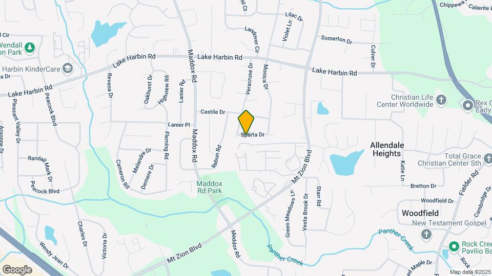 2539 Sparta Dr Map and Location Details