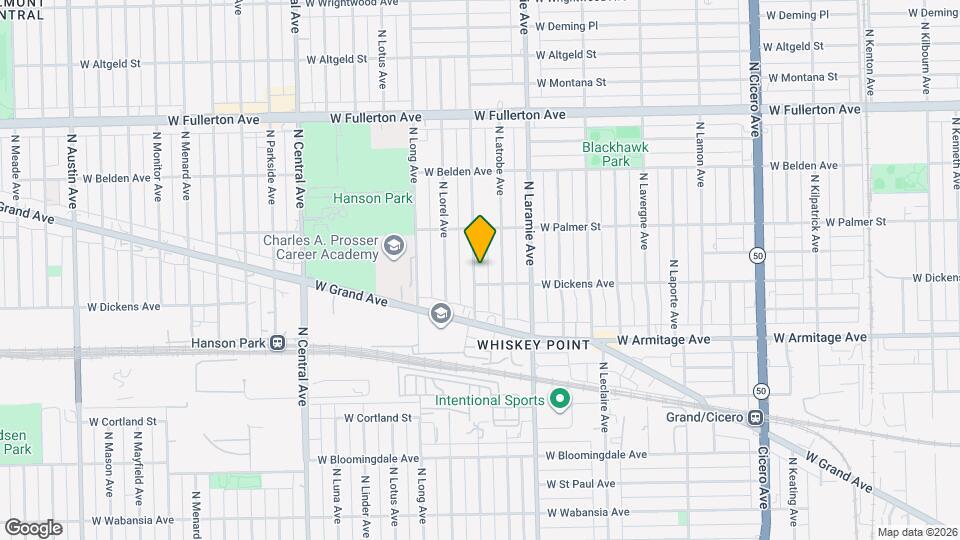 2117 N Lockwood Ave Map and Location Details