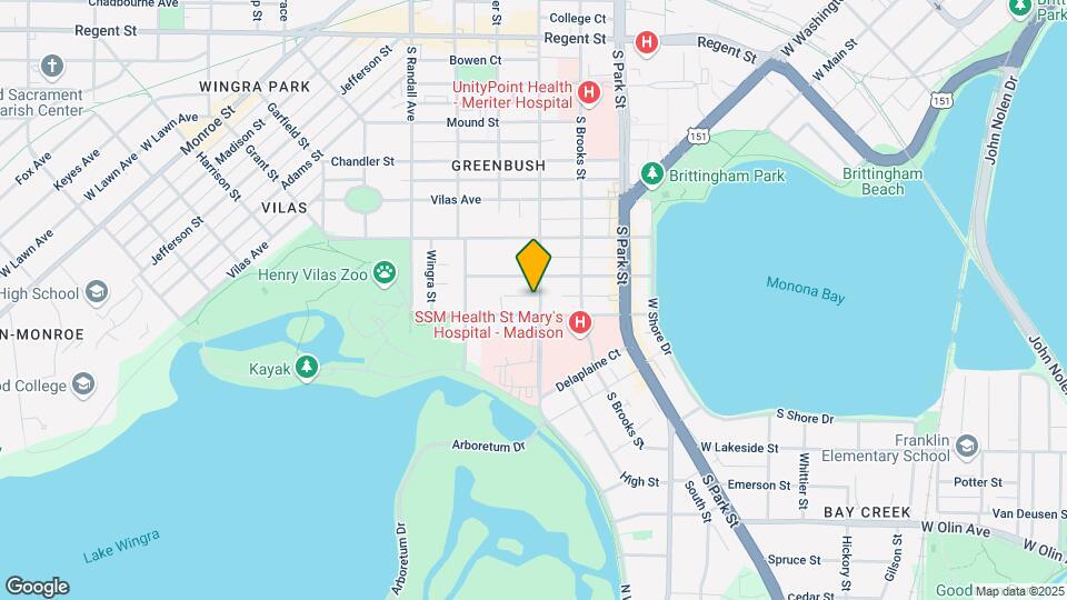 616 S Mills St, Unit 616 Map and Location Details