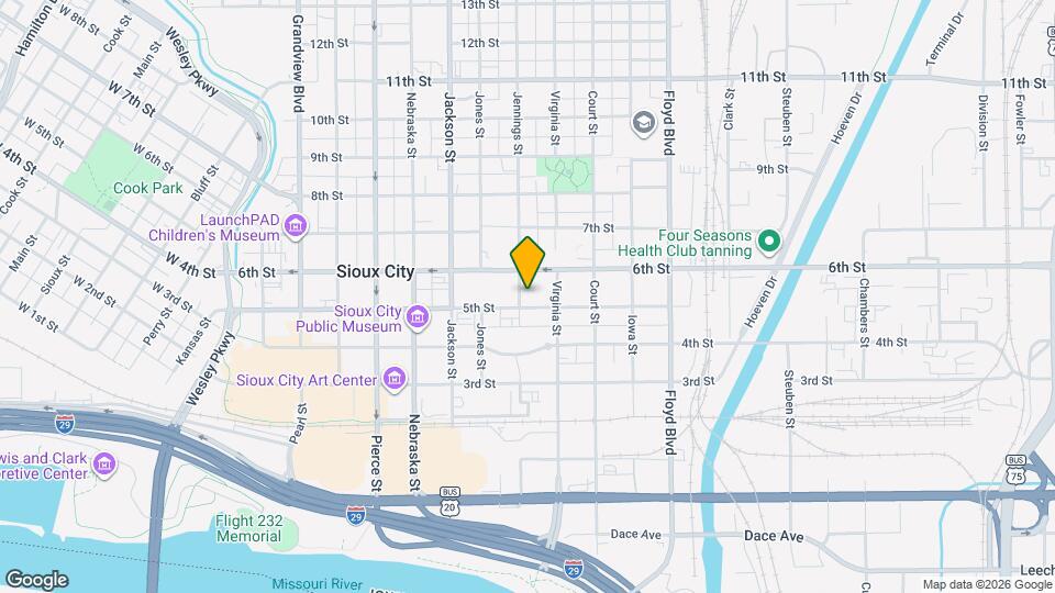 5th Street Lofts Mapa y Detalles de la Ubicación