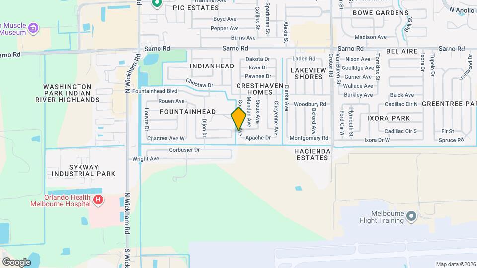 508 Comanche Ave Map and Location Details
