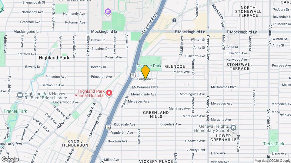 5318 Longview St Mapa y Detalles de la Ubicación