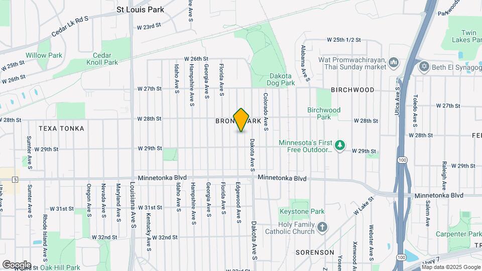 2835 Edgewood Ave S Map and Location Details