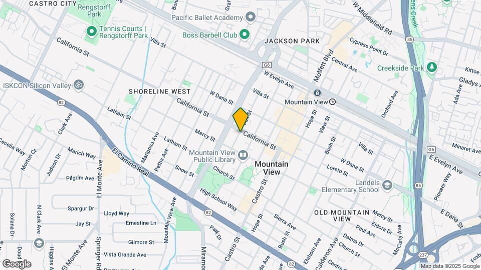 405 Oak St Map and Location Details