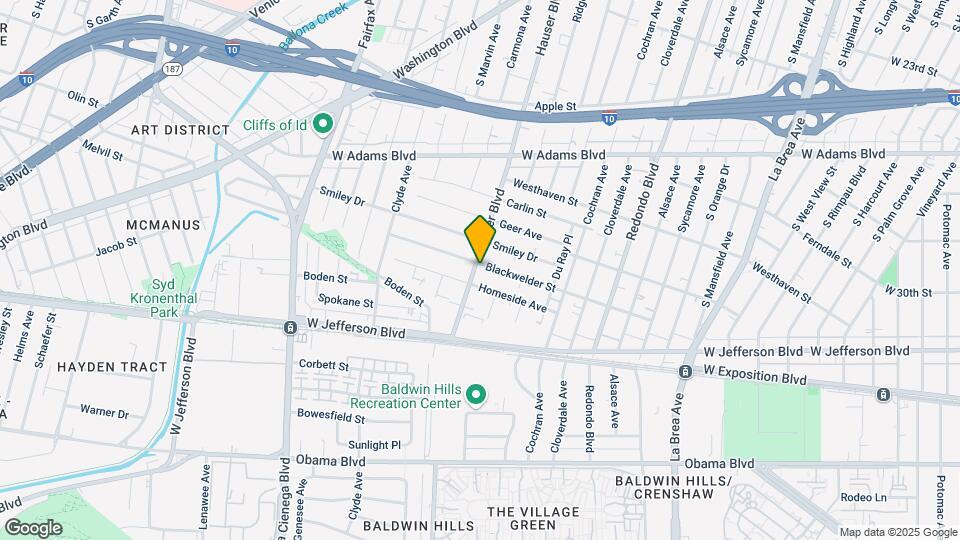 5468 Blackwelder St Map and Location Details
