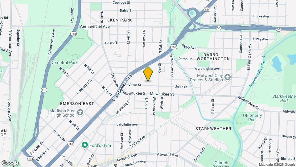 2726 Union St Map and Location Details
