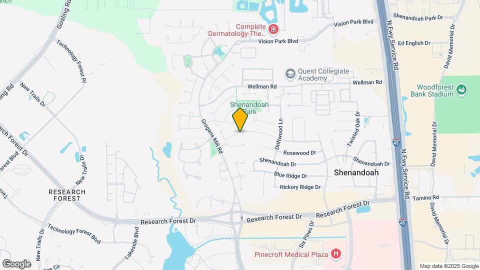 805 Thornwood Dr Map and Location Details