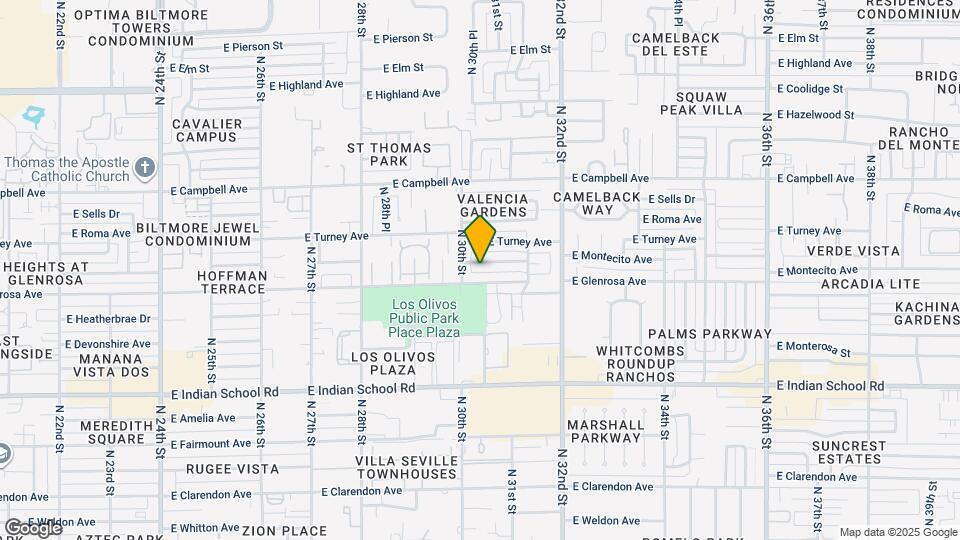 3015 E Montecito Ave Map and Location Details