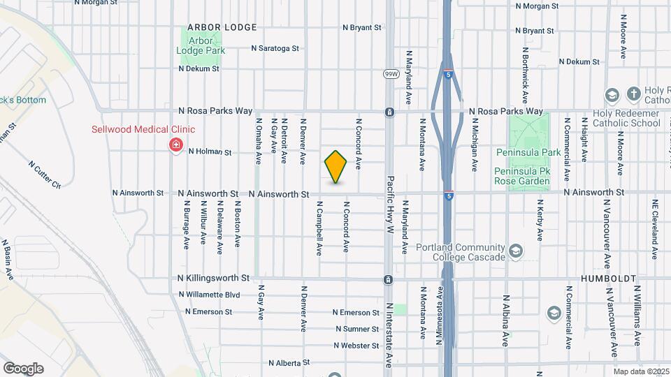 1777 N Ainsworth St Mapa y Detalles de la Ubicación